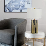 Luxury Gold Metal LED Desk Lamp for Hotel Bedroom & Study