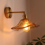 Modern Copper Glass LED Wall Light for Home Decor & Restaurant