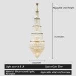 Crystal Loft Chandelier for Elegant Living Spaces