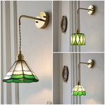 Tiffany Glass Wall Sconce LED Light for Modern Decor