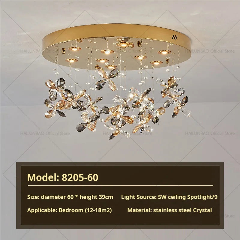 Crystal Chandelier 2024 | Postmodern Luxury Dining Room Bedroom Kitchen Island Light