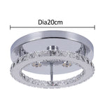 Crystal Chandelier: Modern Dimmable LED Pendant Light for Living & Dining Rooms