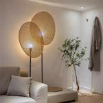 Hand-Woven Rattan Wall Lamp for Japanese Inspired Decor
