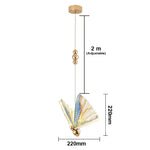 Butterfly LED Chandelier Pendant Light for Modern Living and Dining Spaces
