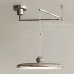 Cream Iron Art Chandelier LED Pendant Light for Bedroom Living Room