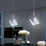 LED Butterfly Pendant Light for Bedroom Living Room: Modern Chanderlier Fixture Lamps
