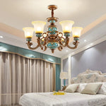Classical Resin Chandelier for Luxurious Living Room, Dining Room, and Bedroom Lighting