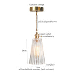 Afralia™ Minimalist Nordic Glass LED Pendant Lamp for Home and Kitchen