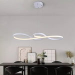 Acrylic Chandelier LED Ceiling Light Minimalist Design for Dining Room