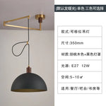 Nordic Rotatable Pendant Lamp Chandelier Study Bar Indoor Rocker Lamp