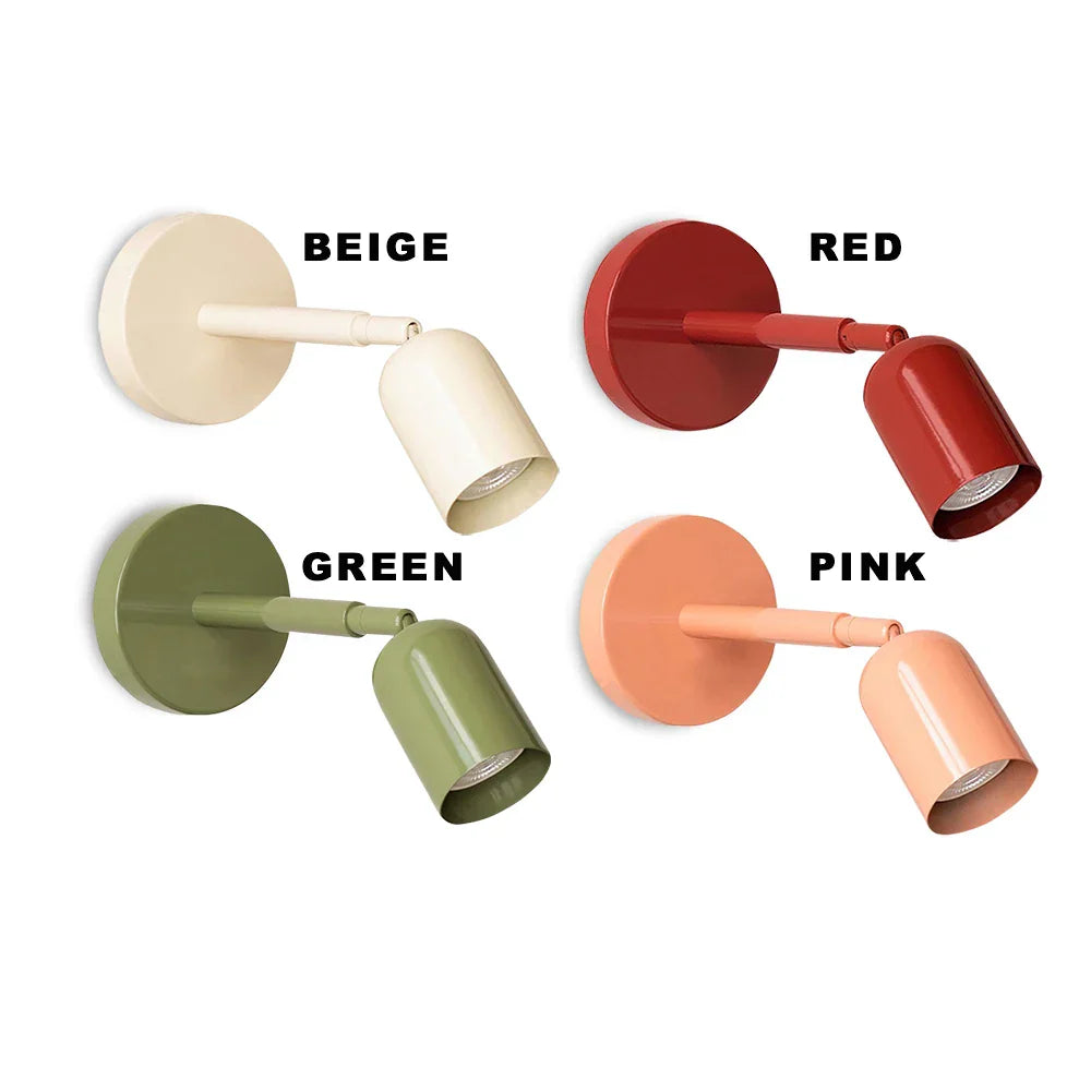Adjustable GU10 LED Wall Sconce Modern Wall Light for Living Room & Bedroom