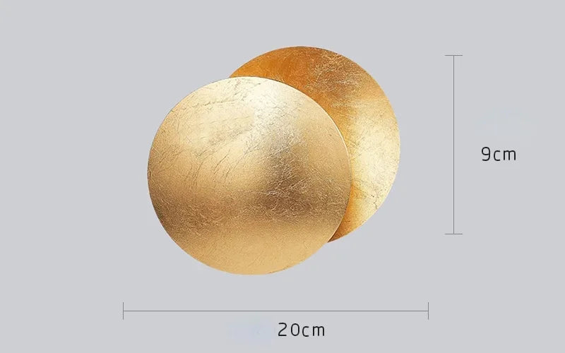 Modern Moon Eclipse LED Wall Lamps for Living Room Bedroom Decoration