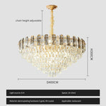 Luxury Crystal Chandelier for Living Room, Bedroom, and Restaurant