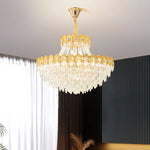 Luxury Crystal Chandelier: Elegant Lighting Solution for Living Room, Lobby, and Restaurant