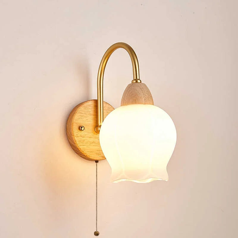 LED Wall Lamps: Nordic Modern Design for Home Decor, Living Room, Bar, Stair - Pull Chain Switch