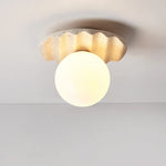 Natural Stone LED Ceiling Light | Modern Indoor Living Room Lamp