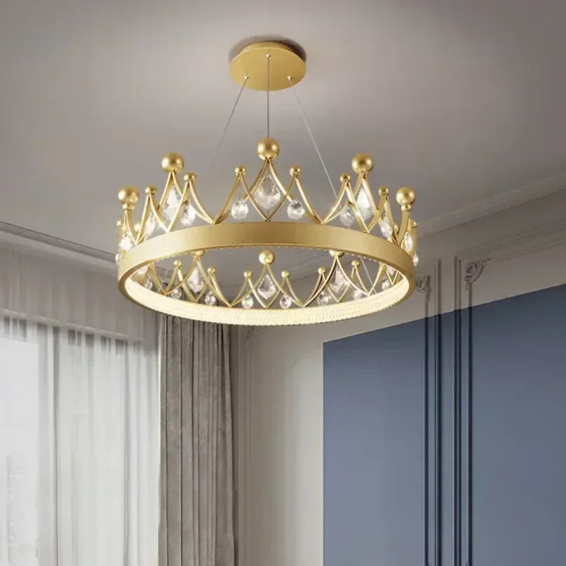 Nordic Princess LED Chandelier for Home Living Dining Bedroom - Simple Elegant Design