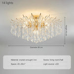 Crystal Luxury Chandelier: Nordic Style Living Room Dining Bedroom Lamp