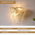 Luxe Crystal Glass Wall Lamp for Aisle, Living Room, Bedroom & Corridor Lighting