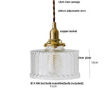 White Glass LED Pendant Lamp Nordic Modern Copper Socket Hanging Lights