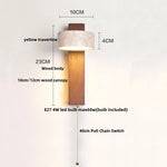 Nordic LED Wall Lamp 2 Glass Ball Yellow Travertine Stone Indoor Wall Light