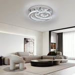 Crystal LED Sun Moon Chandelier Pendant Light for Living Dining Bedroom