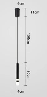Rotatable Spotlight Pendant Lamp for Modern Bedroom, Living Room, and Kitchen Lighting