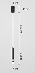 Rotatable Spotlight Pendant Lamp for Modern Bedroom, Living Room, and Kitchen Lighting