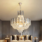 French Bead Chain Crystal Chandelier for Luxury Spaces