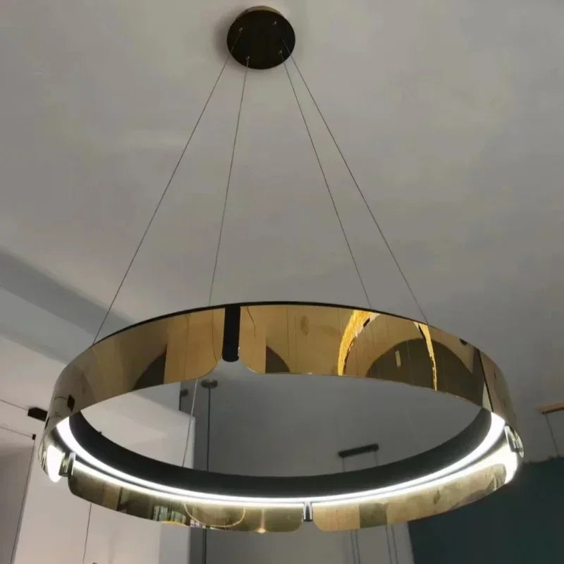 LED Chandelier: Modern Minimalist Pendant Light for Living, Dining, Kitchen, Bedroom
