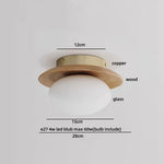 White Glass LED Ceiling Light - Modern Nordic Style Home Decor
