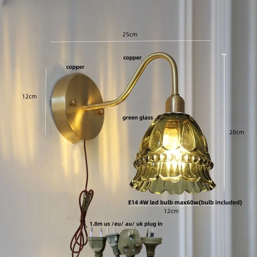 LED Jellyfish Wall Lamp: Modern Nordic Design, with Pull Chain Switch