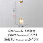 Crystal Chandelier Luxury Ceiling Lamp LED Modern Pendant Light for Indoor Spaces