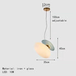 Nordic LED Pendant Chandelier for Dining Kitchen Study Bedroom Lighting