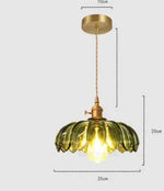 Glass Pendant Lights for Bedroom Dinning Living Room