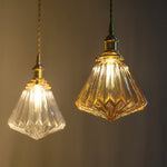 Glass Pleats LED Pendant Lights for Home and Commercial Spaces