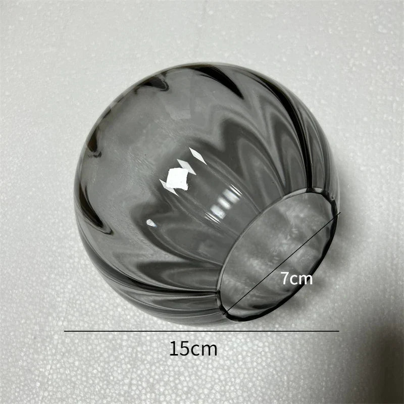 Glass Ball Pendant Lamp Stained Wall Fixture Decor Accessories