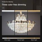 Crystal Chandelier: Modern Nordic Luxury for Living Room, Dining Room, Bedroom