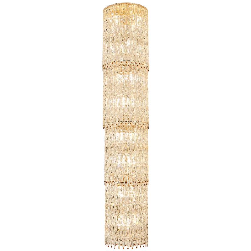 Sky High Crystal Chandelier Pendant Light Living Room Villa Main Light