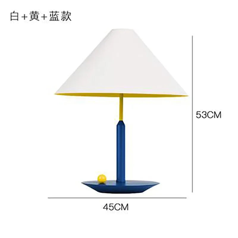 Nordic Bucket LED Desk Lamp - Modern Bedroom Bedside Decoration Table Light