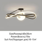 Moon LED Chandelier: Minimalist Modern Design for Living, Dining, or Bedroom Lighting