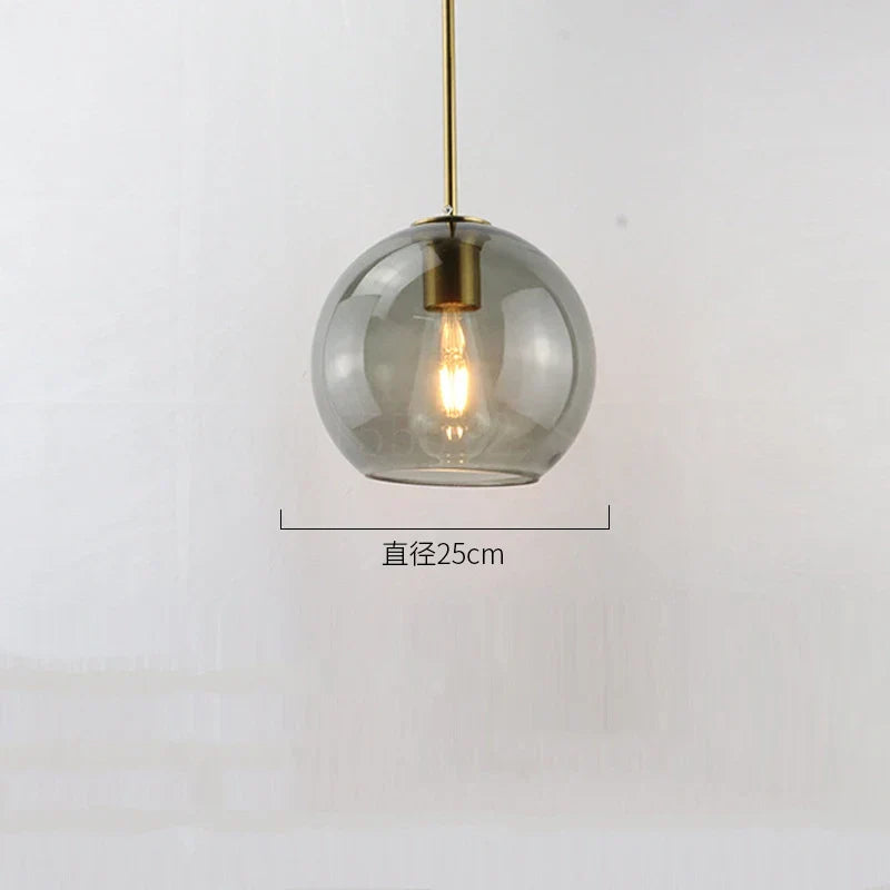Glass Ball LED Pendant Lights for Chic Home Decor and Lighting