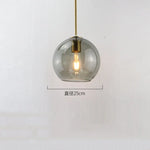 Glass Ball LED Pendant Lights for Chic Home Decor and Lighting