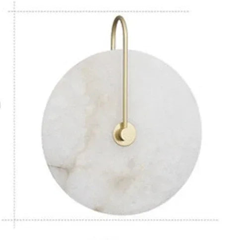 LED Marble Wall Sconce Light Fixture for Living Room Bedroom Decor
