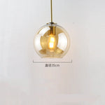 Glass Ball LED Pendant Lights for Chic Home Decor and Lighting