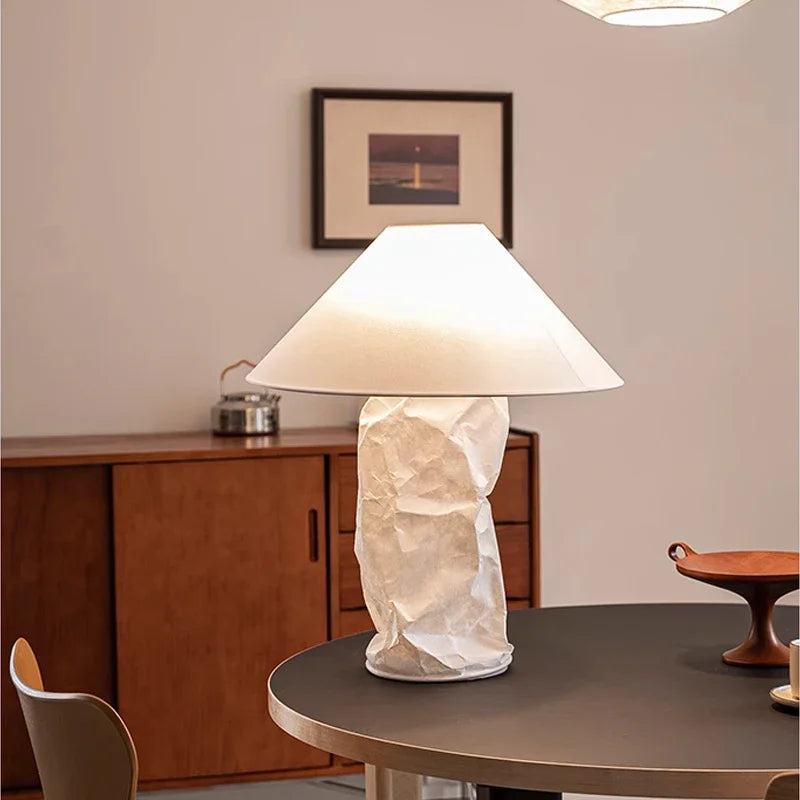 Nordic Wabi Sabi Dupont Paper LED Floor Lamp for Home Decor