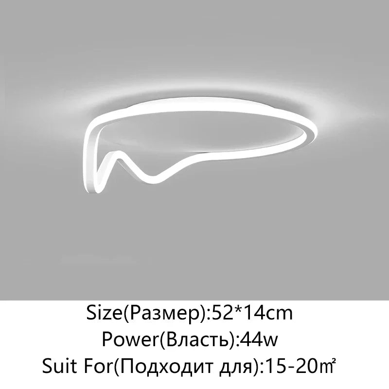 Geometry Round LED Ceiling Light for Home Decor