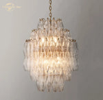 Natalia Glass Chandeliers Pendant Light Fixture - Modern Hanging Lamps for Home