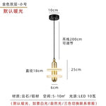 Nordic Marble Single Head Chandelier Luxury Lamps for Modern Restaurant & Bar
