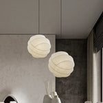 Nordic Silk Pendant Chandeliers for Home Decoration.